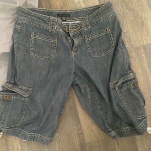 Cargo Blue Jean Shorts Tommy Hilfiger Size 6